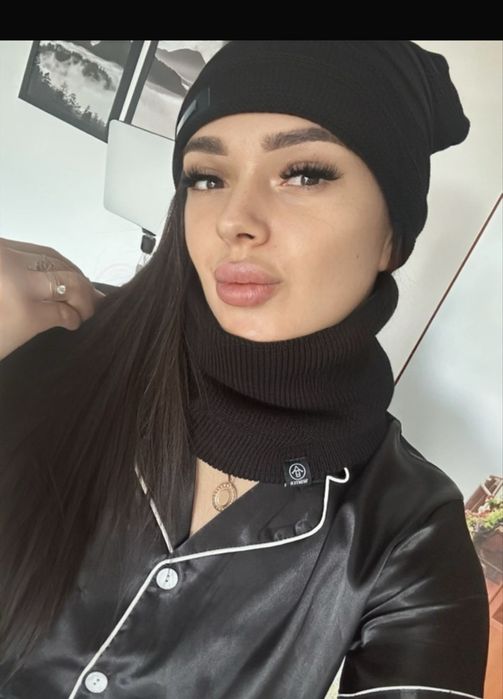 Czapka + komin zestaw ( unisex) na zime