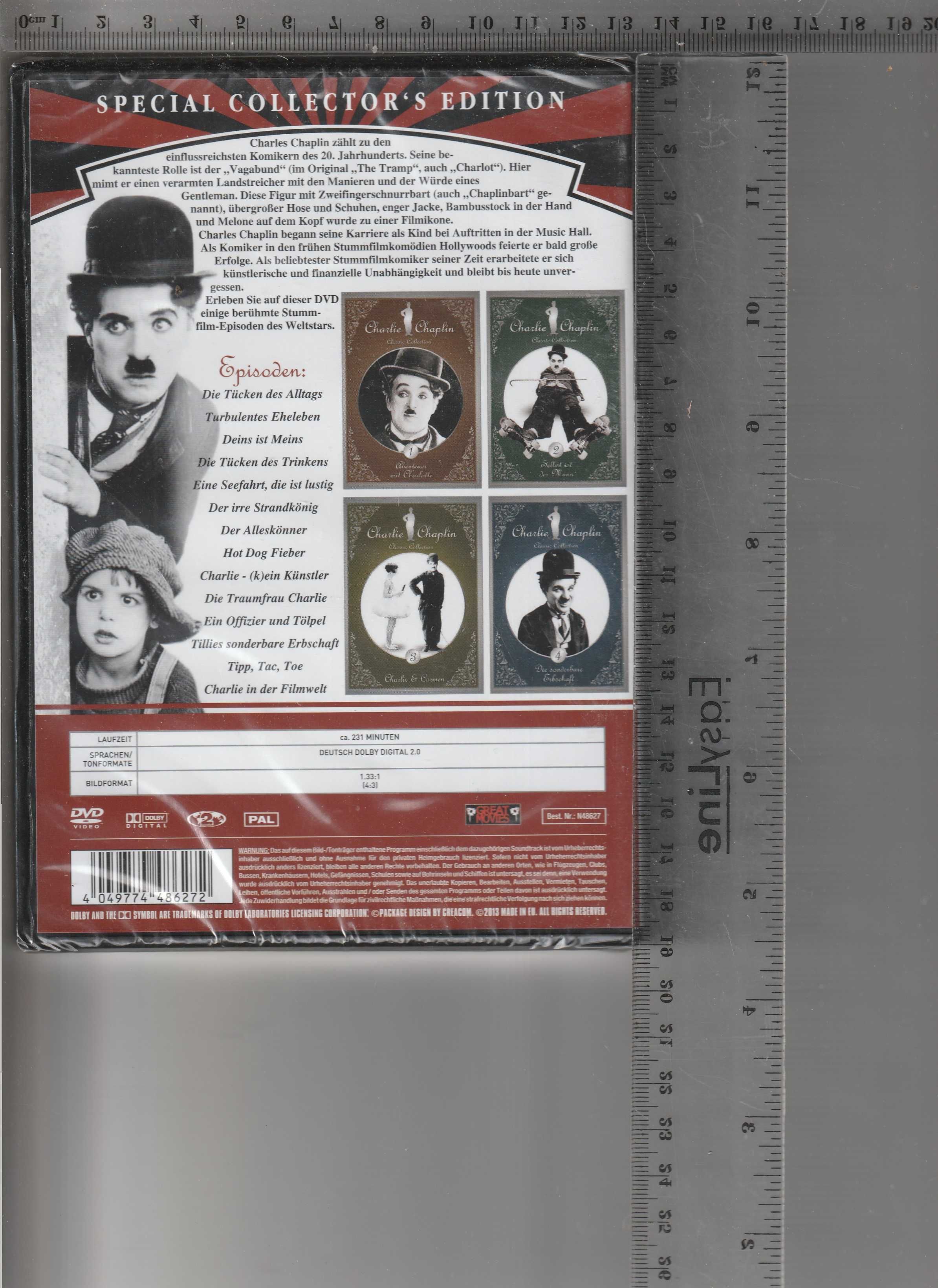 Charlie Chaplin Klamotten Kiste XL DVD