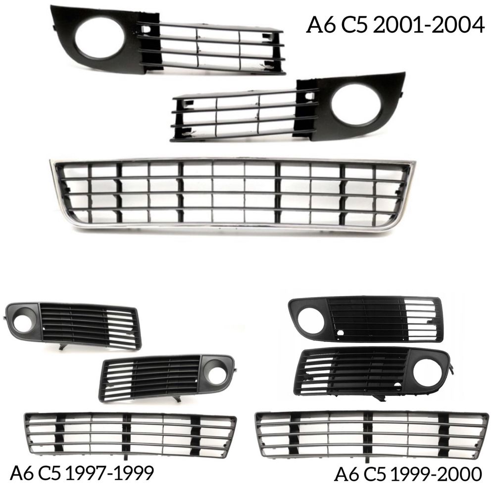 Решотка,Решетка,Решітка,Бампера,Audi,A6,C5, Ауді,А6,С5
