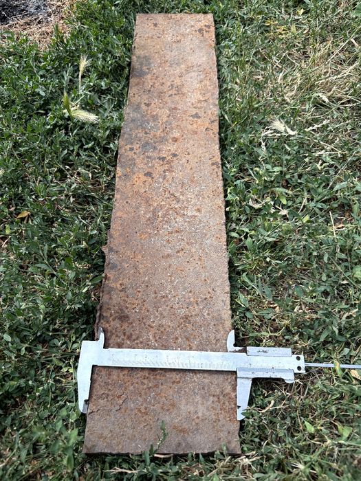 Металева плита 13 кг, 60×11×2 см — сталь