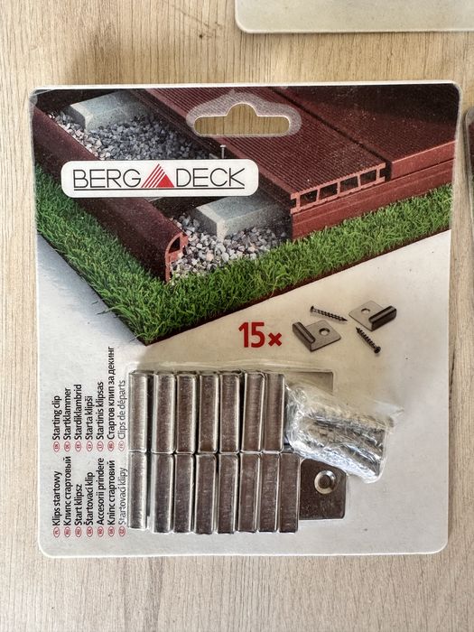 Bergdeck klipsy startowe do desek tarasowych