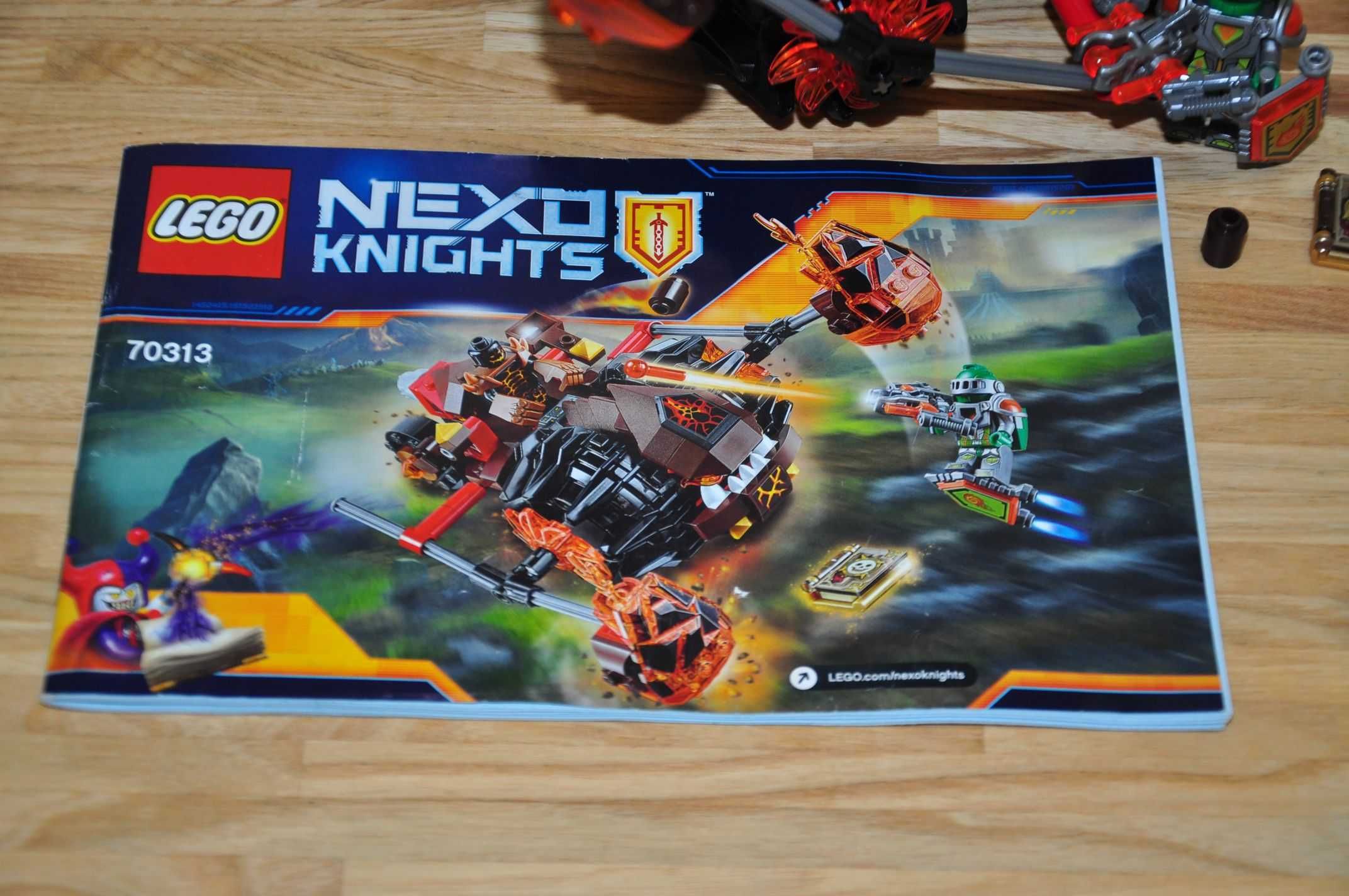 Z0095. Zestaw LEGO Nexo Knigts 70313-1 Moltor's Lava Smasher