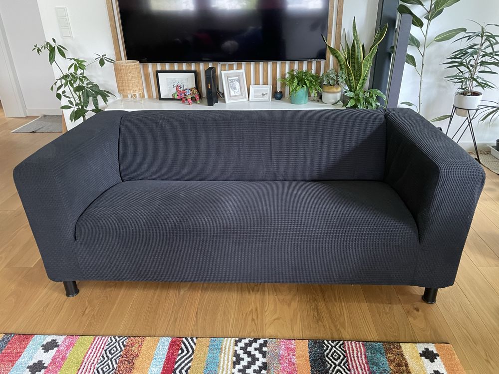 Sofa Klippan z nowym pokrowcem