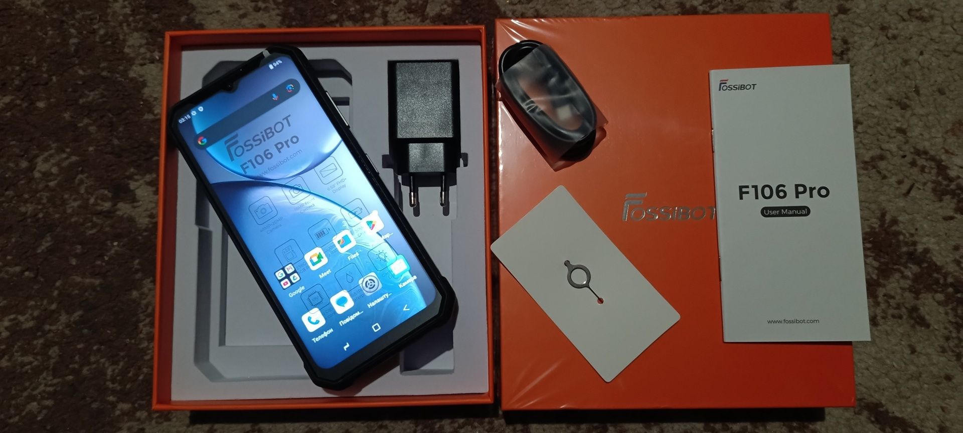 Oucitel Fossibot F106 Pro (6, 58) 48Mp) NFC)-15/256Gb-IP68/IP69