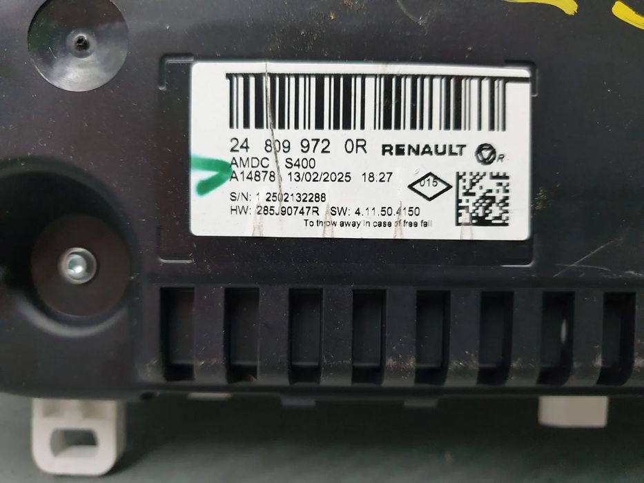 Quadrante / painel de instrumentos RENAULT Captur II