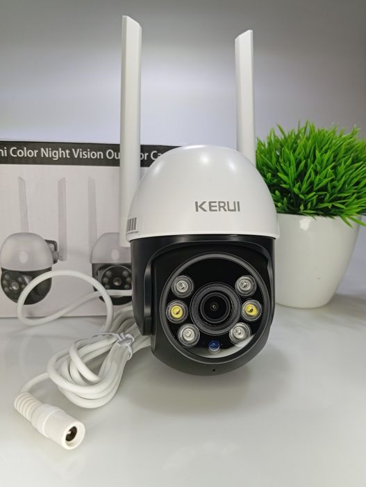 ‼️Наружня/Внутрішня міні Камера відеоспостереження Wi-Fi Kerui 5 МП‼️