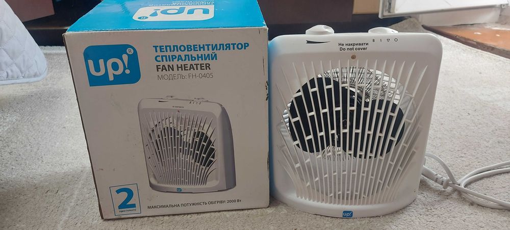 Тепловентилятор спіральний