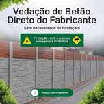 Proteja o seu terreno com uma vedação de Betão
