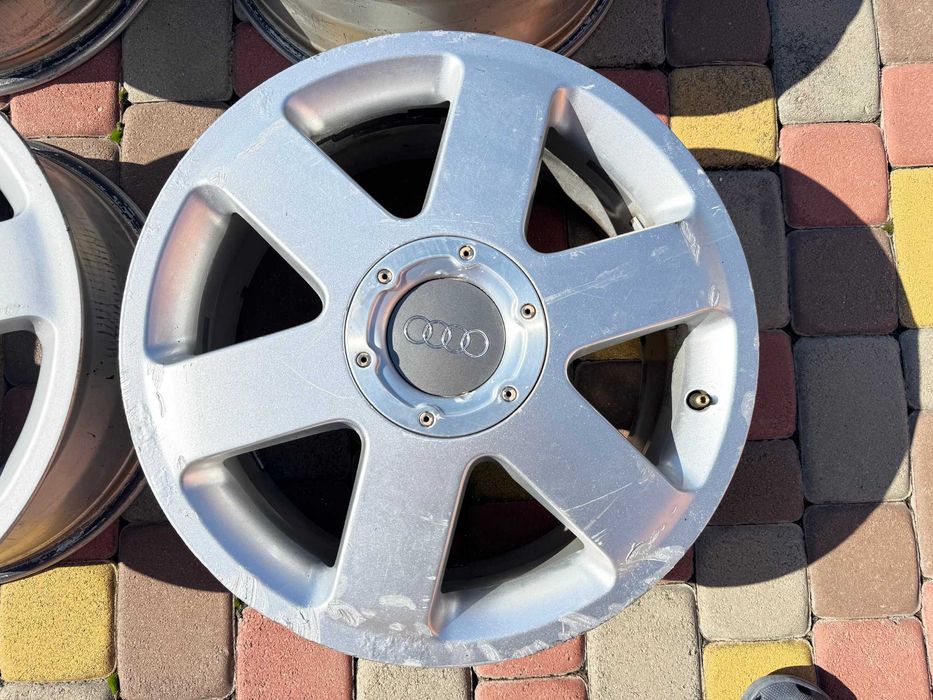 Тітанові діски Ronal 5*100 R17 VW Golf 4-Skoda rapid-faBia-Audi 3