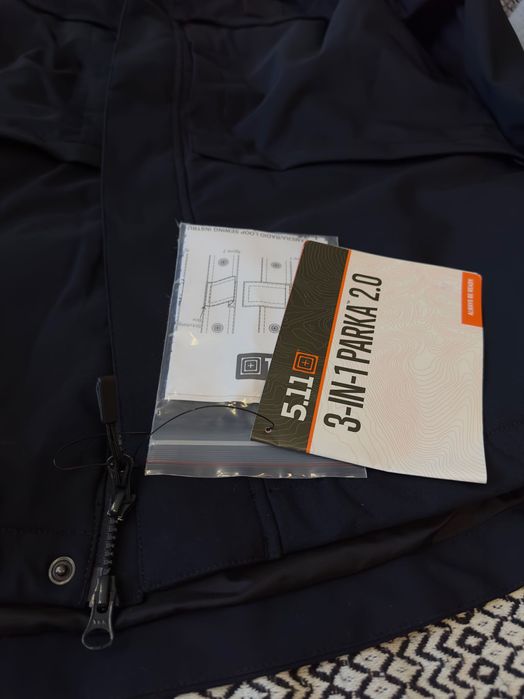 Куртка тактична демісезонна "5.11 Tactical 3-in-1 Parka 2.0" DARK NAVY