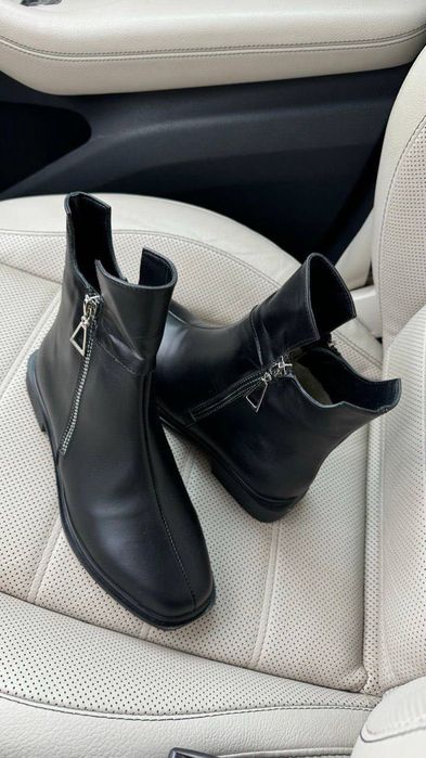 Черевики жіночі дуже гарні шкіряні зимові. Женские ботинки зимние