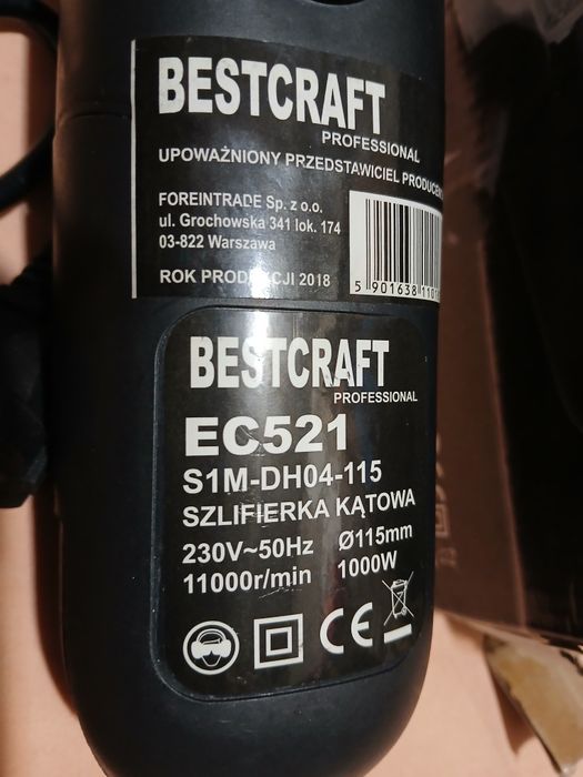 Szlifierka kątowa bestcraft