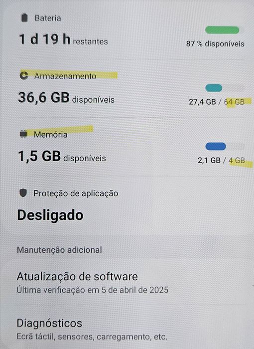 Tablet Samsung S5e + capa teclado