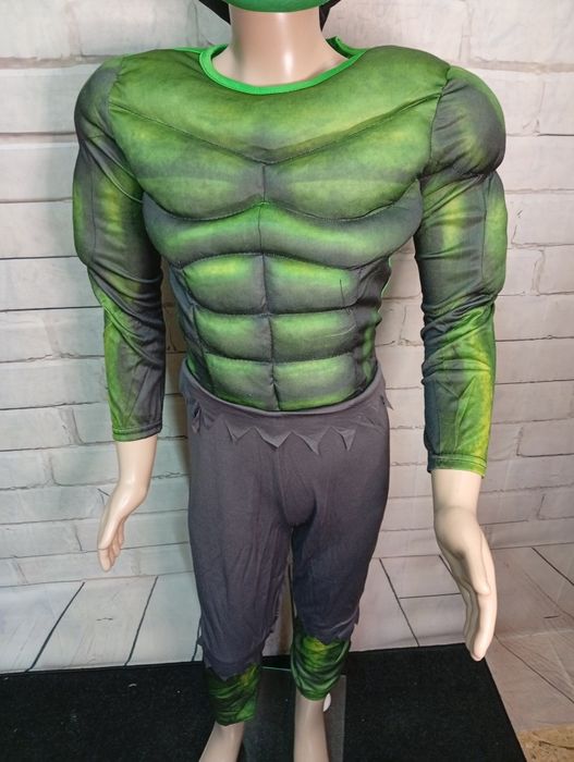 Strój karnawałowy Marvel Hulk + maska 116-122
