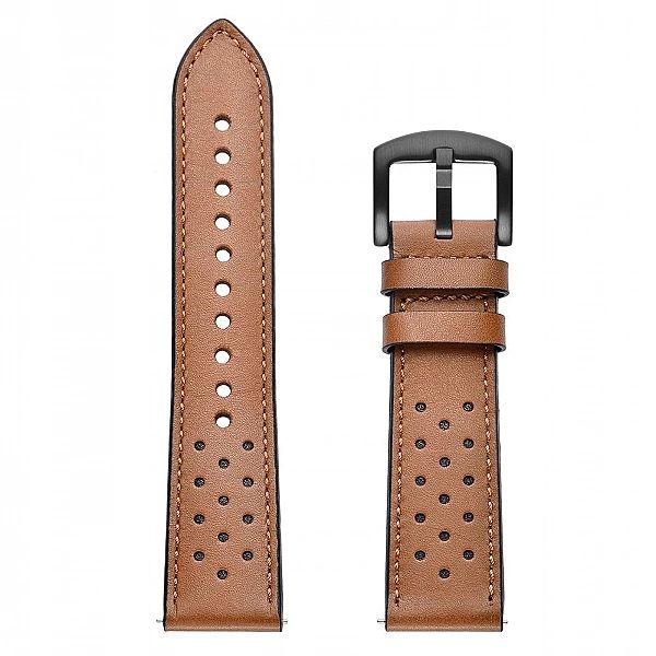 Pasek ze skóry do Samsung Galaxy Watch 46mm Brown
