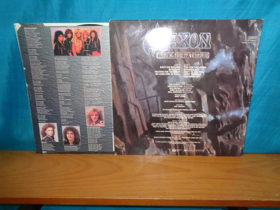 LP vinil  Saxon Rock The Nations