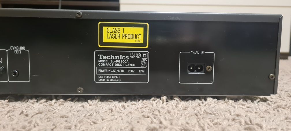 Odtwarzacz CD Technics SL-PG200A