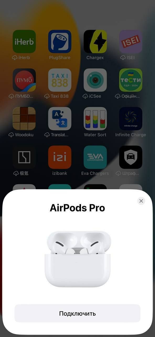 Навушники Airpods pro 2 light/type-c Безпровднье