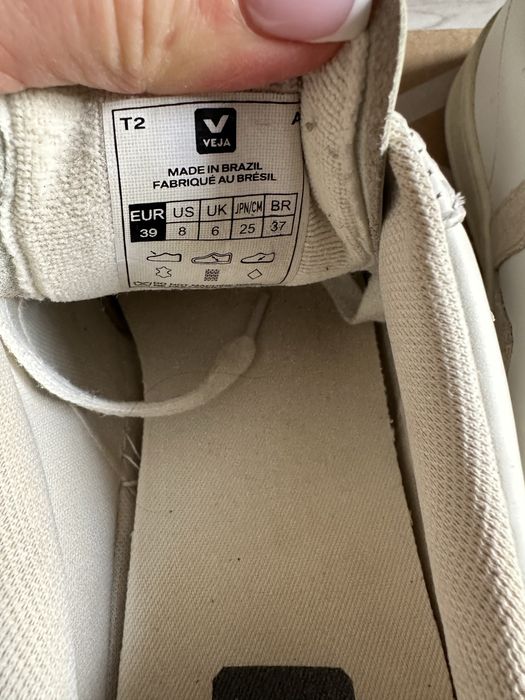 Шкіряні кеди бренду Veja , р.39