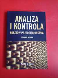 Analiza i kontrola kosztów przedsiębiorstwa, Edward Nowak