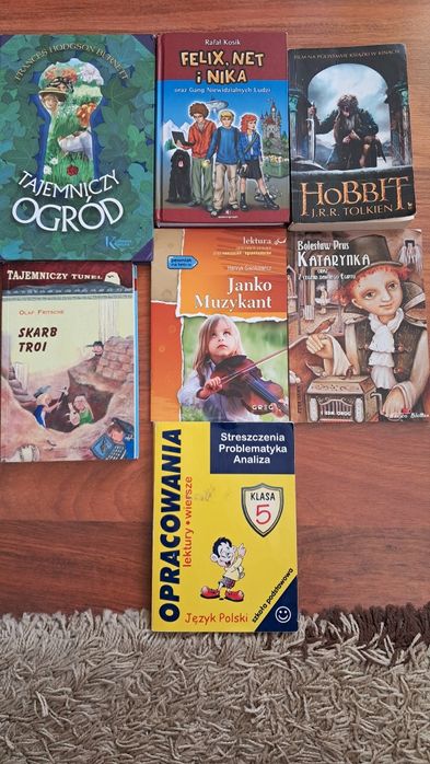 Lektury 5 - 6 klasa Hobbit Skarb Troi