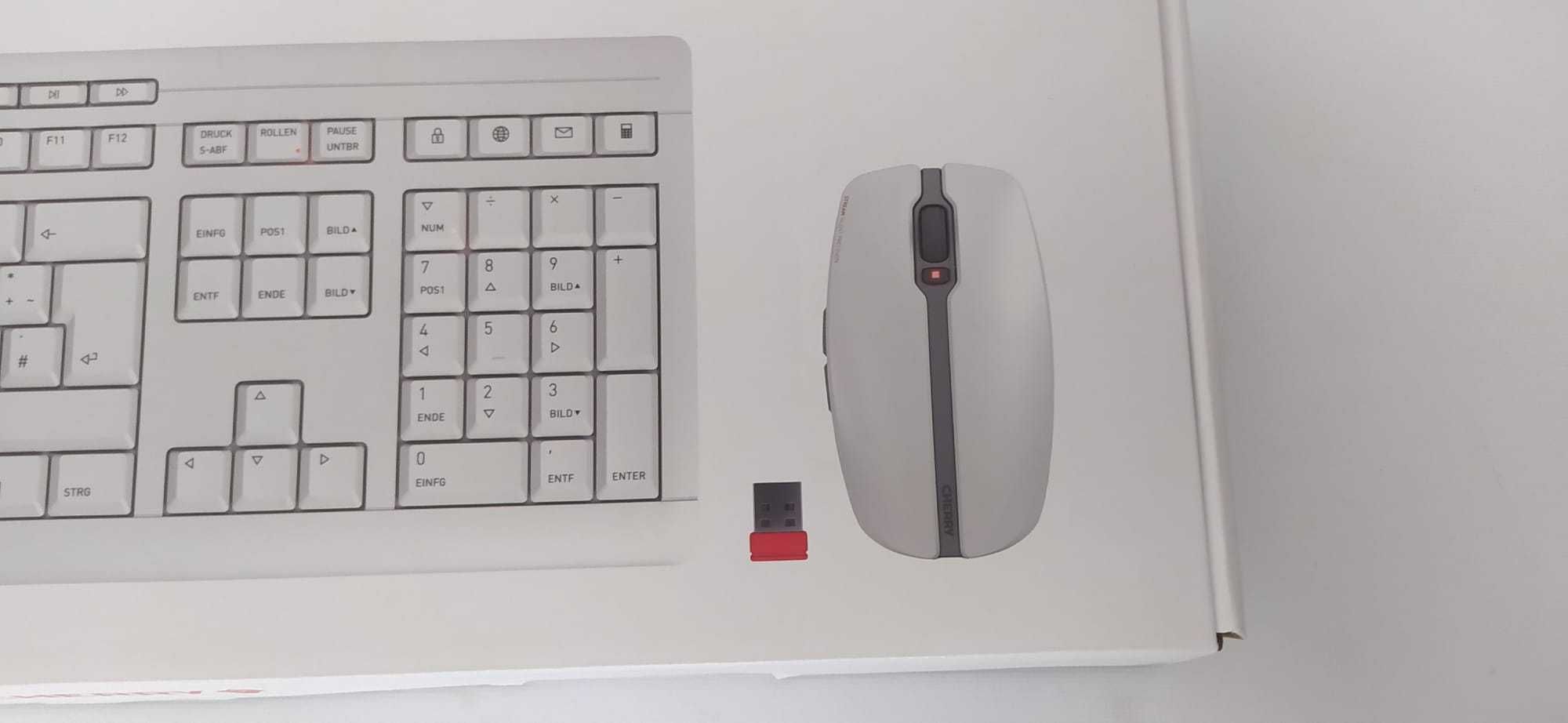 Klawiatura CHERRY STREAM + mysz QWERTZ