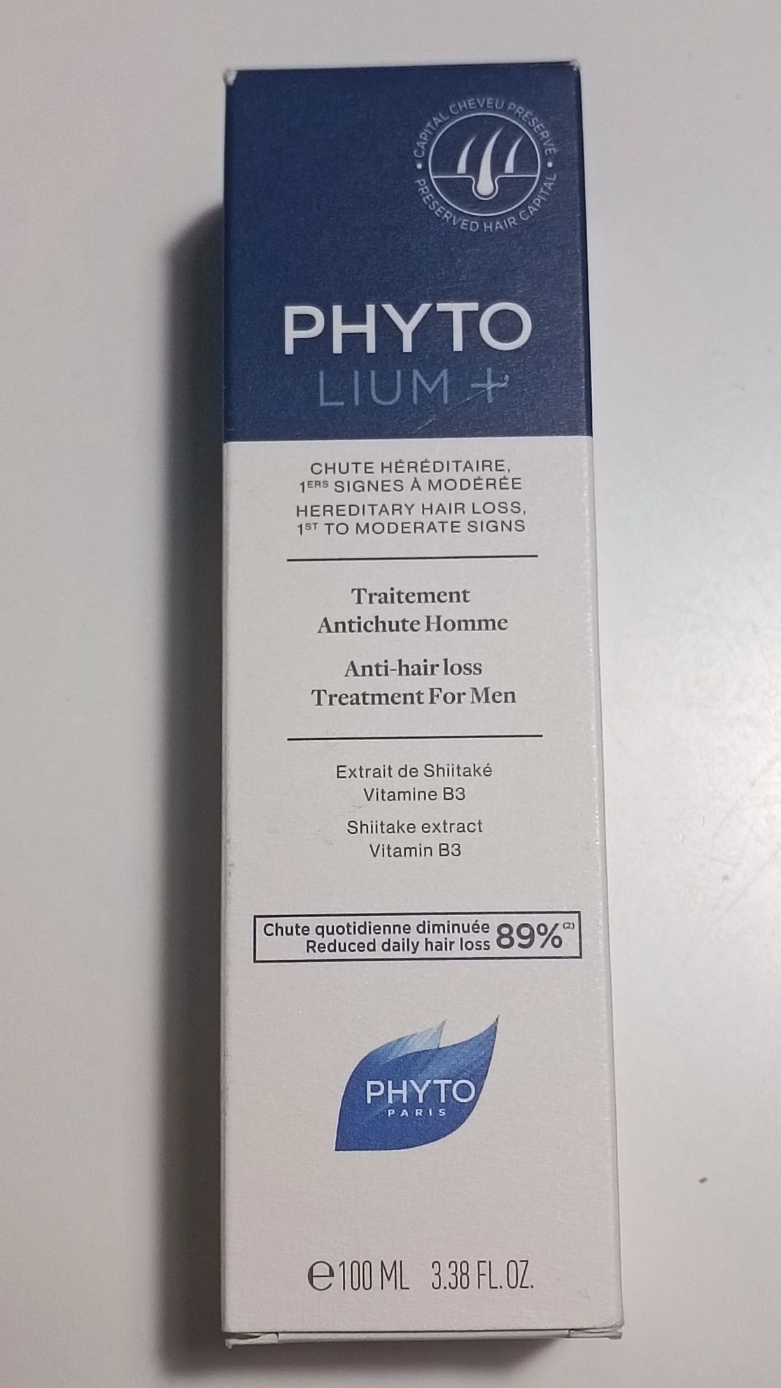 Phyto Phytolium+, kuracja przeciw wypadaniu włosów dla mężczyzn, 100ml