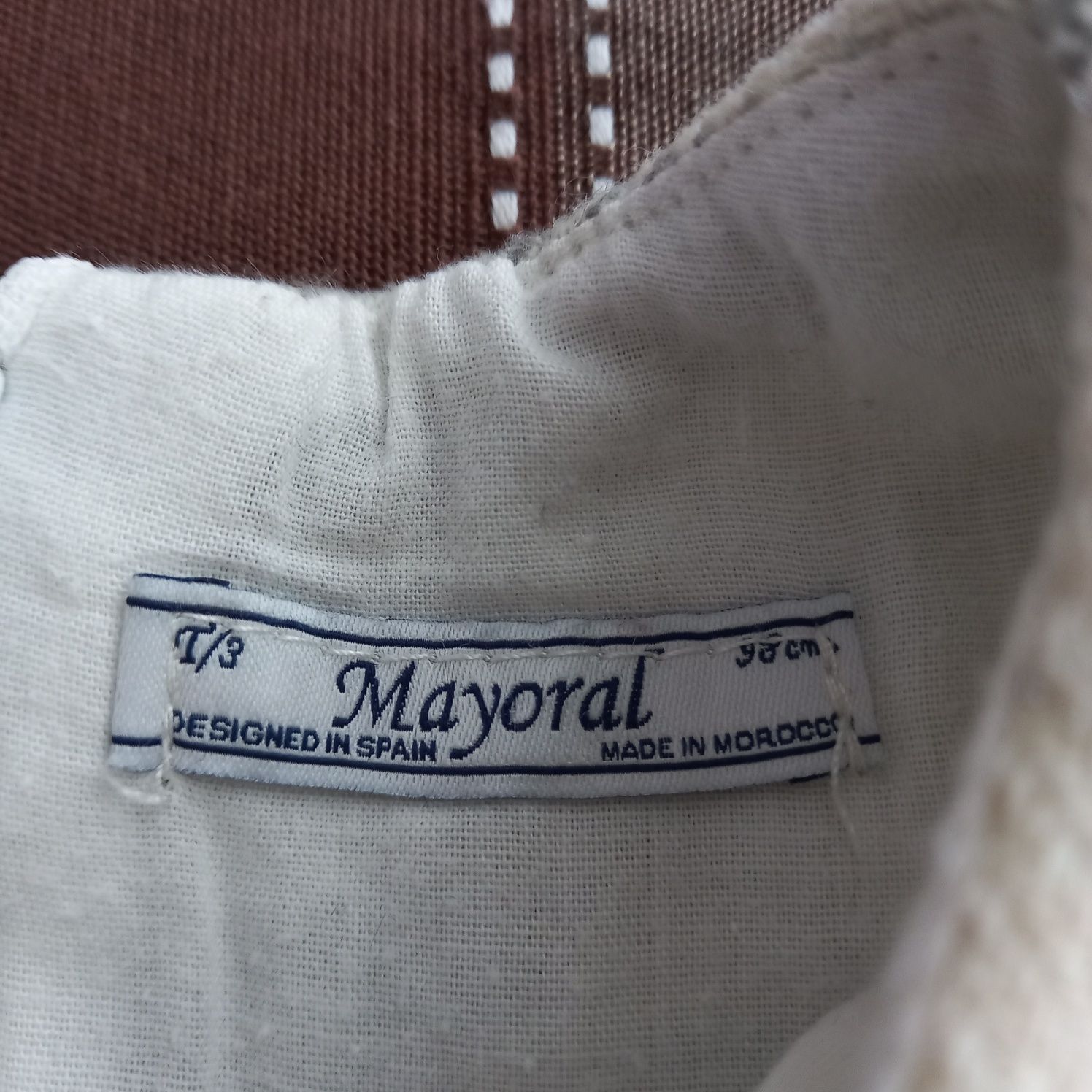 Sukienka w kratkę Mayoral, R. 98