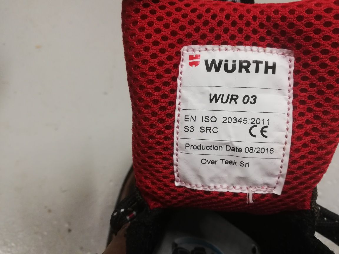 Botas Obra Wurth S3 n40 NOVAS