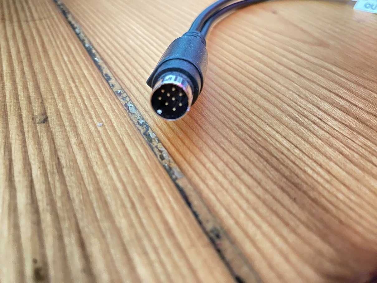 Kabel adapter przejściówka TV-OUT 9 pin -> Comp (RCA cinch) + S-Video