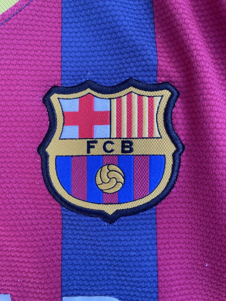 Fc Barcelona nike dri-fit 128-137 Koszulka spodenki strój piłkarski