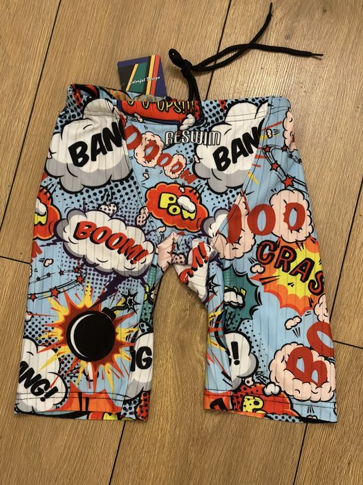 Kąpielowki chlopiece spodenki plywackie 128 134