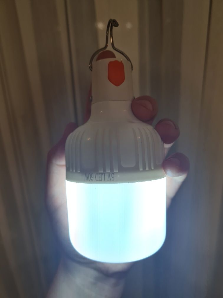 Акумуляторна Led лампа 60w