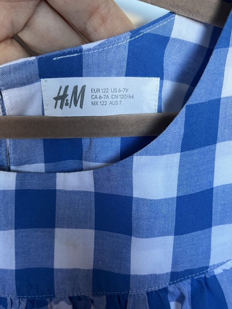 Sukienka w kratkę H&M