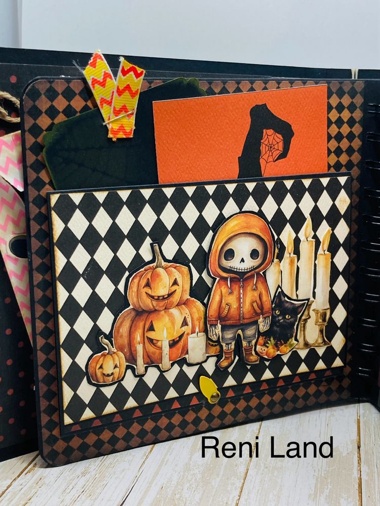 Album hallowen scrapbooking