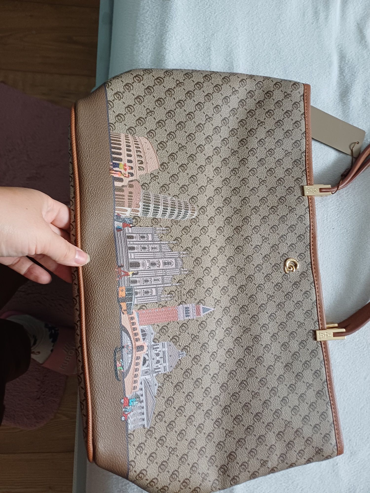 Torebka shopperkq nowa jak LV gio&co włochy milano