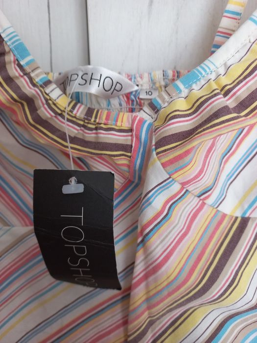 Bawełniana  sukienka letnia TOPSHOP S NOWA z metką