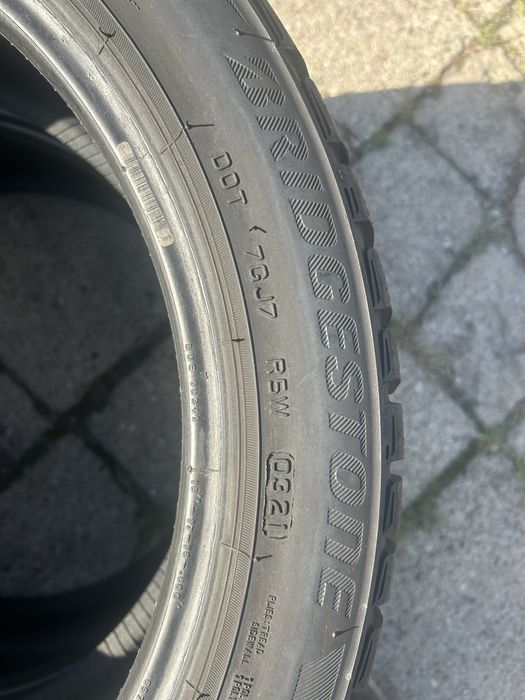 108 Opony Zimowe Bridgestone 225/45/18 Bardzo Ładne