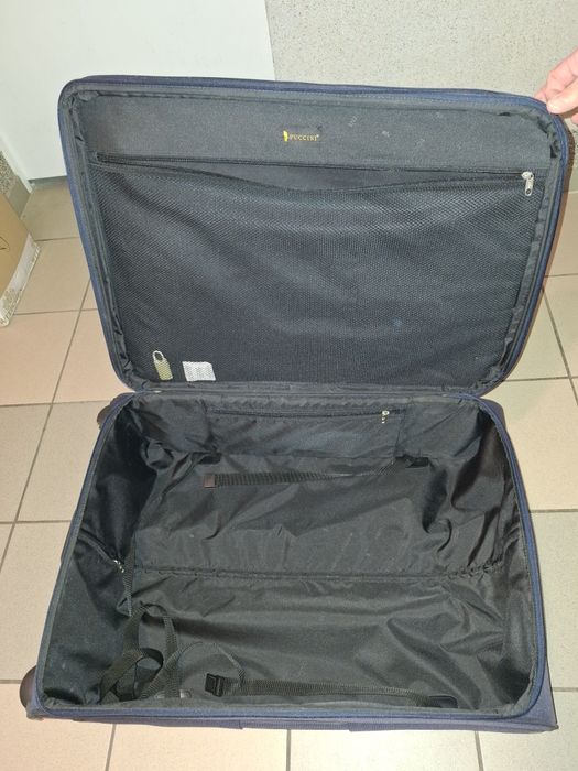 Granatowa walizka Puccini 70x50x30