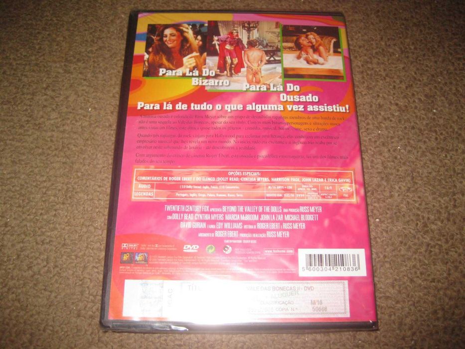 DVD "O Vale das Bonecas II" de Russ Meyer/Selado!