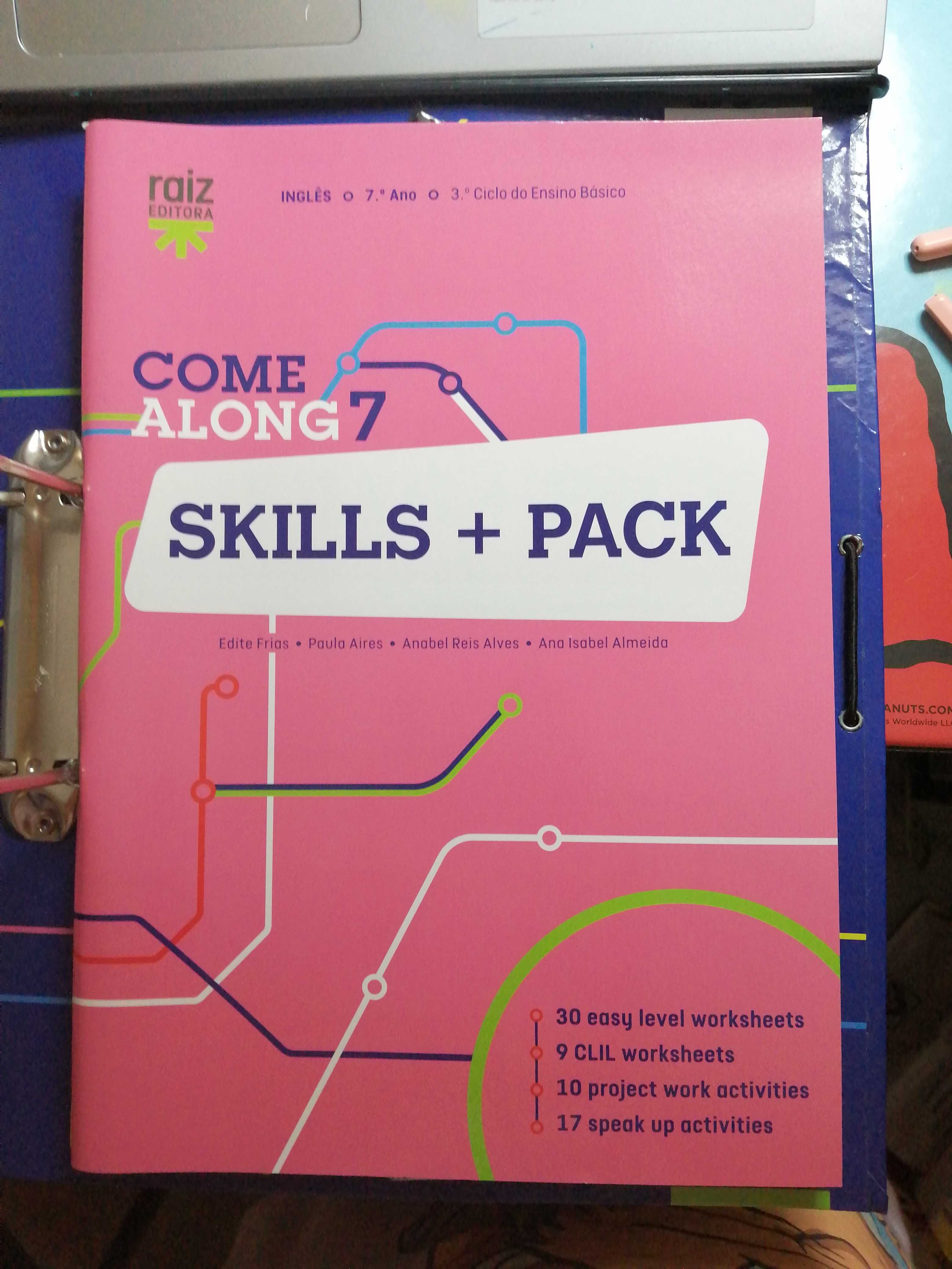 Manual escolar "Come along 7" - (projeto completo)