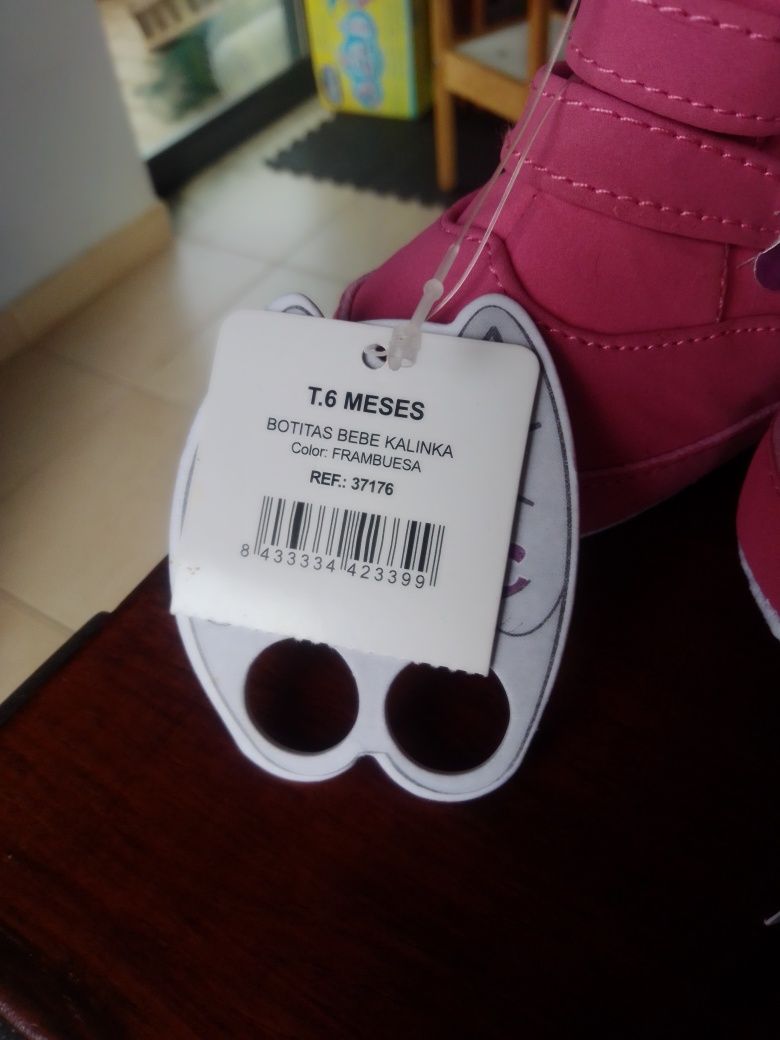 Botas quentes, TM 6m. Com etiqueta. Portes incluídos