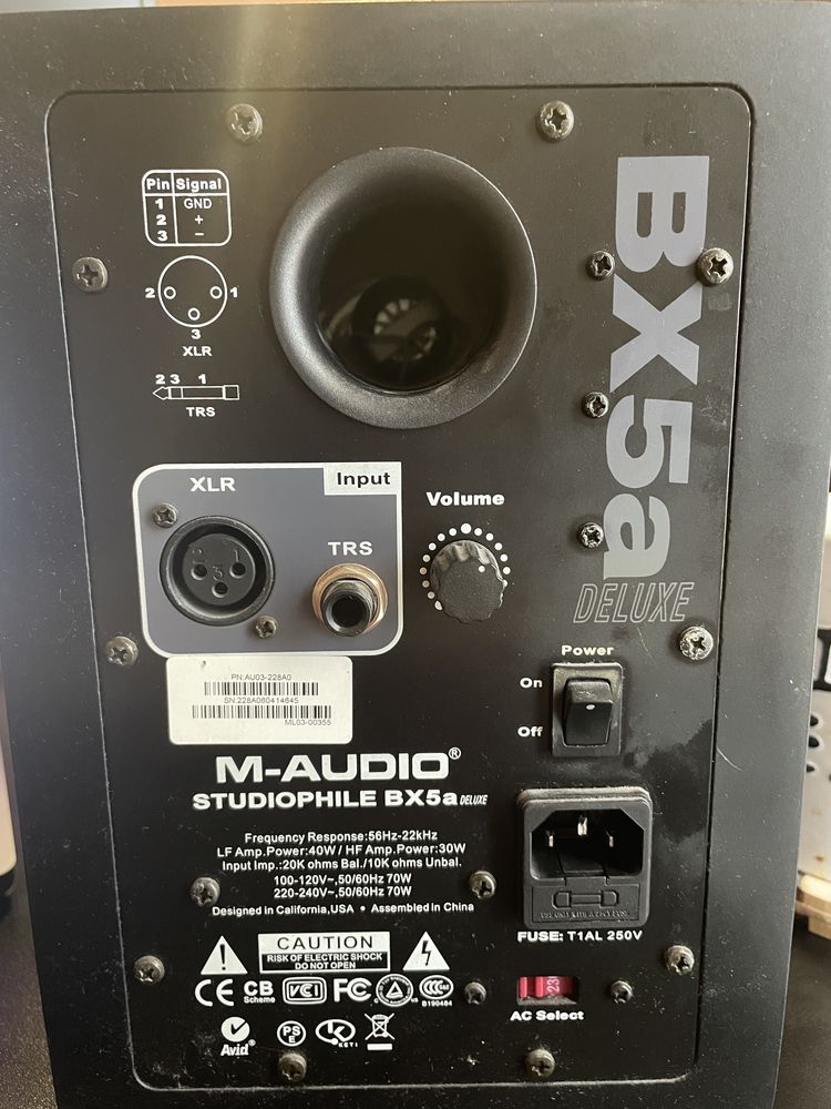 M-audio studiophile bx5a deluxe