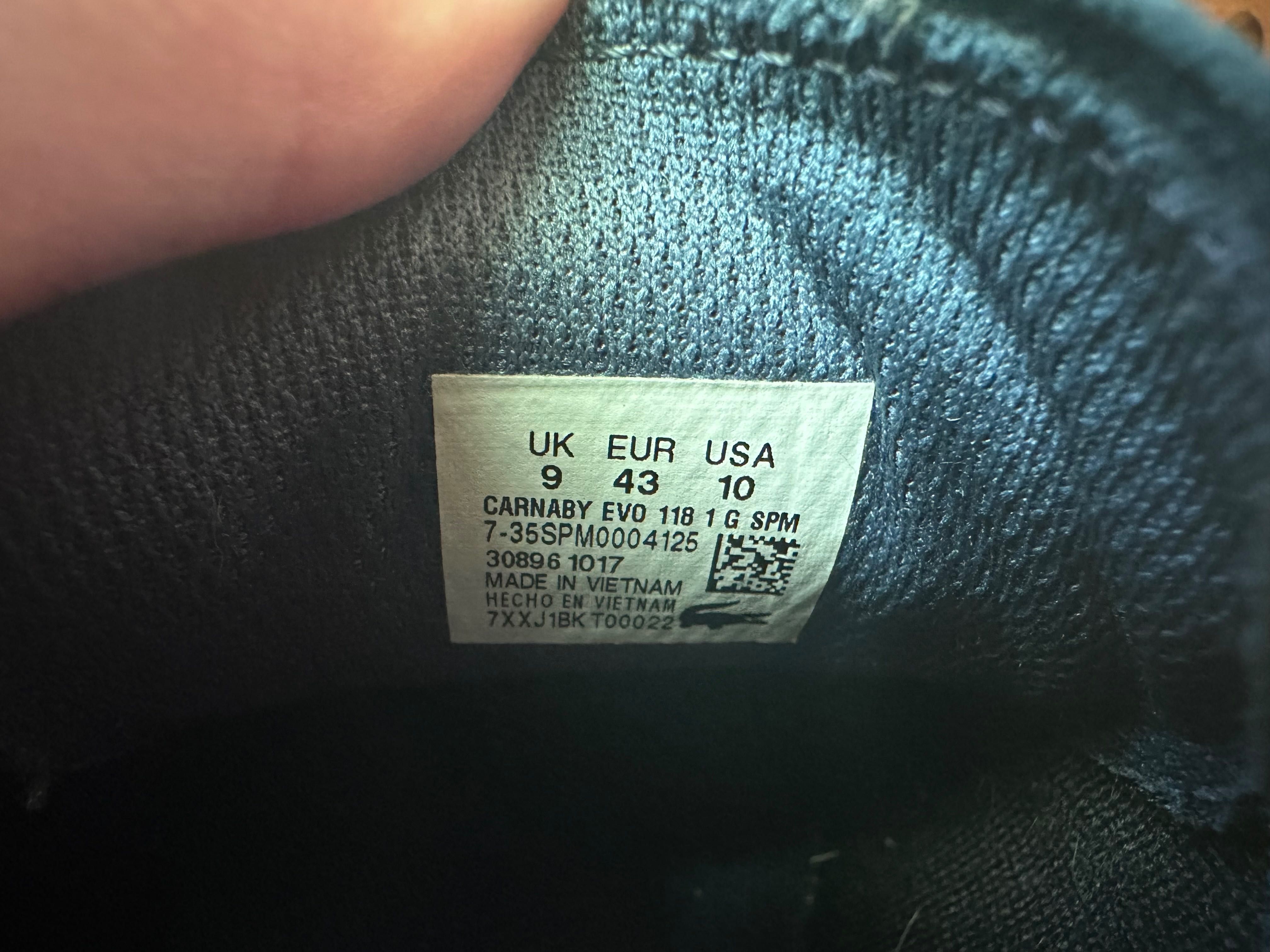 Нубукові чоловічі кросівки Lacoste оригінал