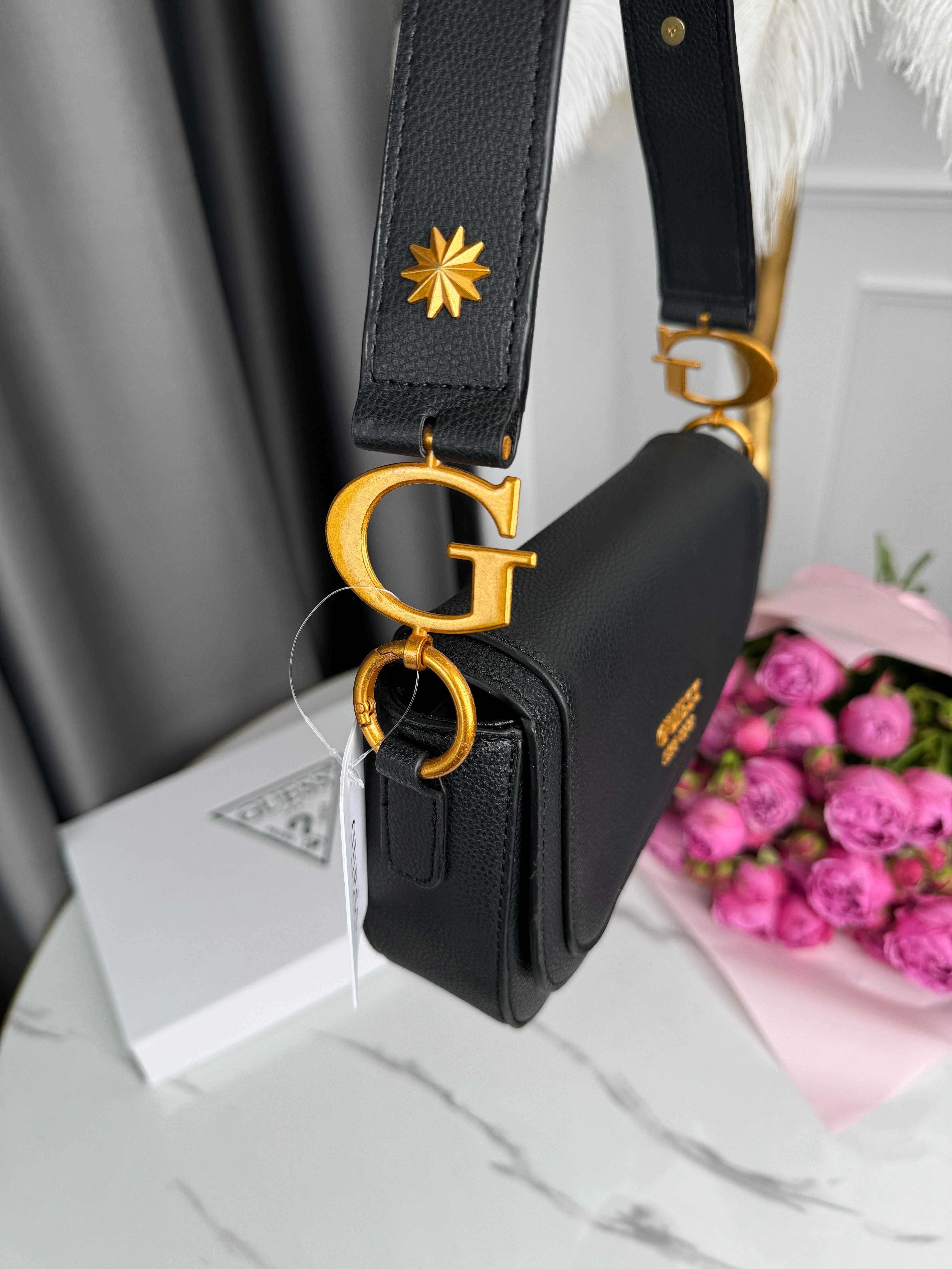 Сумка женская Guess dream седло через плечо Гесс