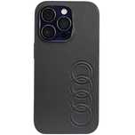 Etui Audi Synthetic Leather Na Iphone 14 Pro - Czarne