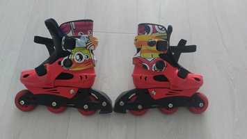 Rolki Tempish Baby Skate regulowane czerwone ROZMIAR XS 26-29