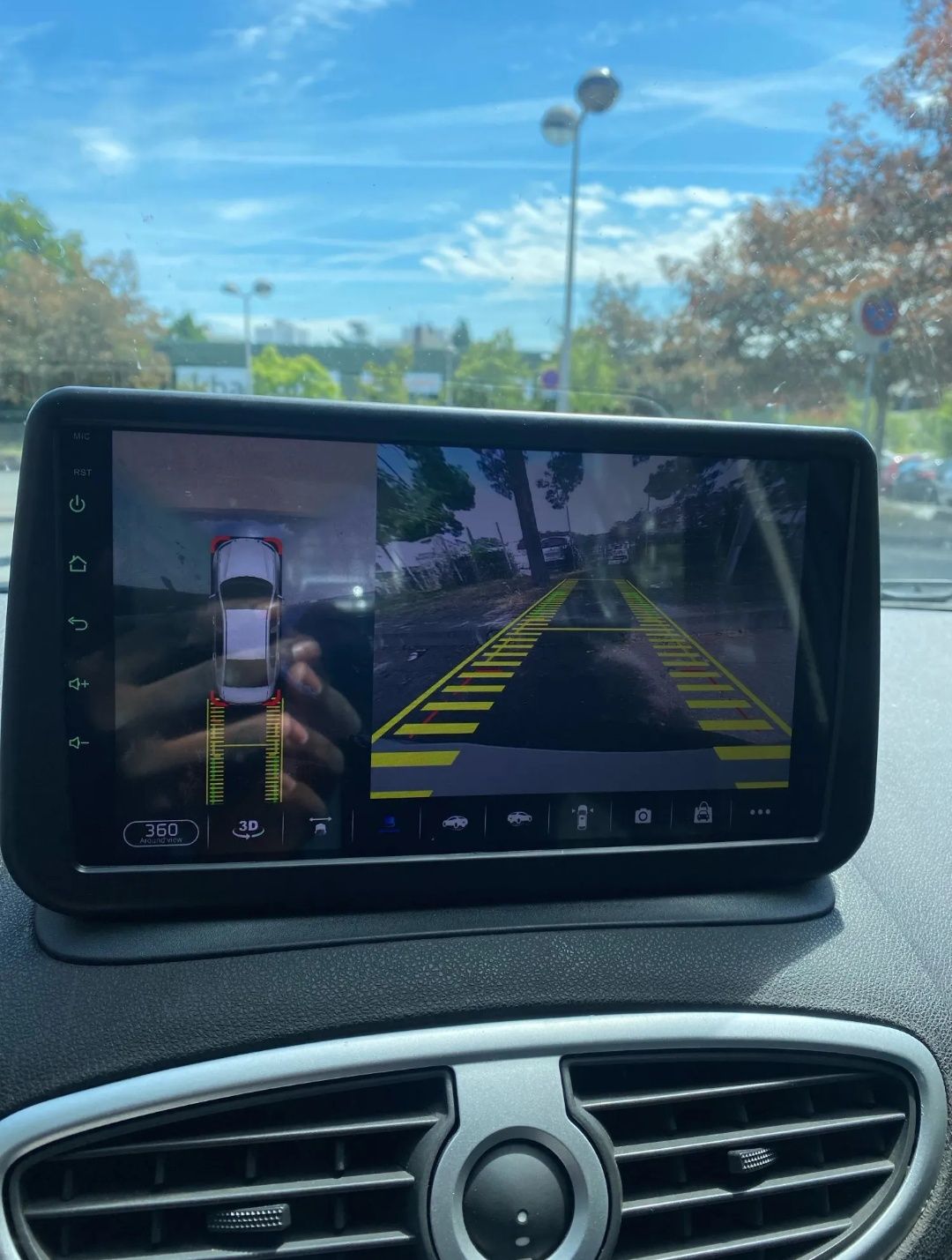 Rádio Android 12 com GPS Renault Clio 3 (Artigo Novo)