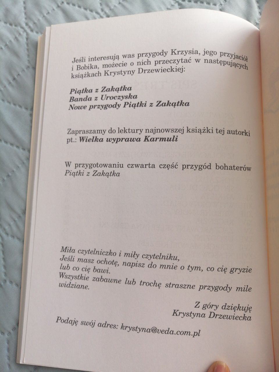 Książka Nowe przygody Piątki z Zakątka Krystyna Drzewiecka