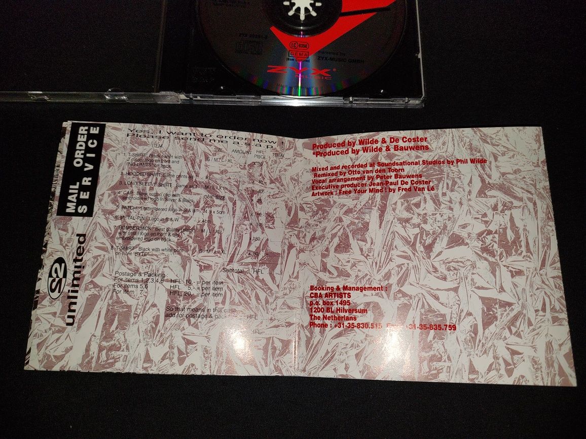 2 Unlimited No Limits! CD Album 1993